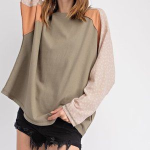 Terry Knit Boxy Top